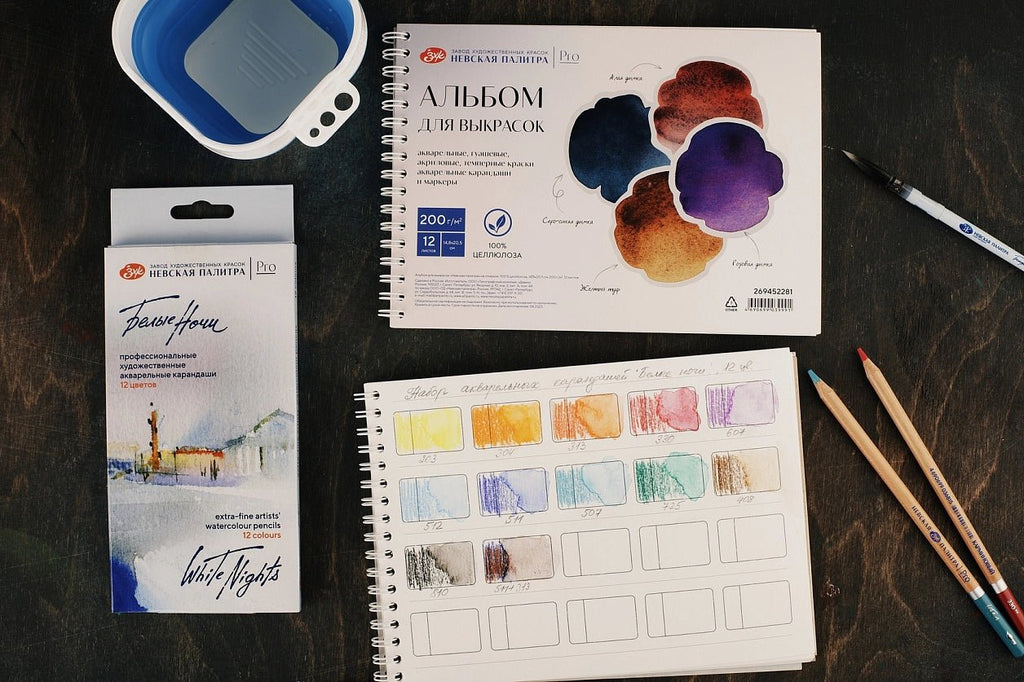 Сolour chart notebook // 200 g/m2, 12 sheets // 15 х 20 cm // by Nevskaya palitra - Artish