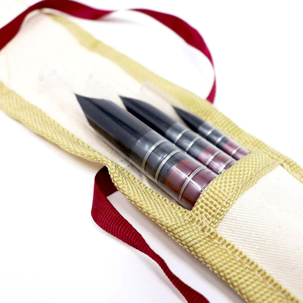 Synthetic Quill Mop Watercolour Brushes // 3 brushes, Short Handle // by Artway - Artish