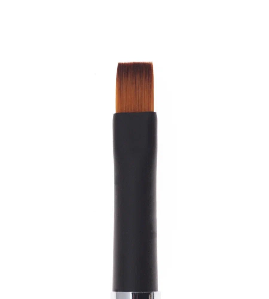 Travel brush // Synthetic kolinsky imitation, Flat, #8 // by Roubloff - Artish