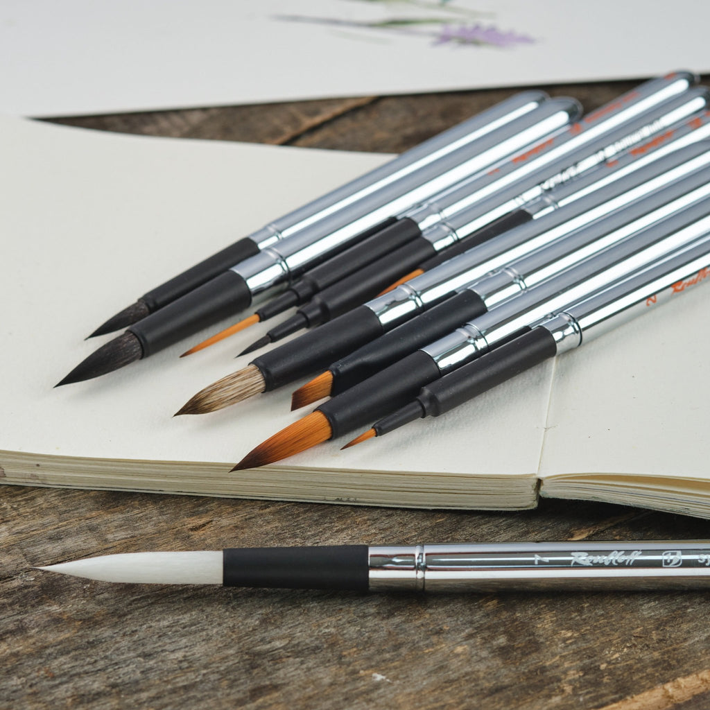 Travel brush // Synthetic squirrel imitation #7 // by Roubloff - Artish