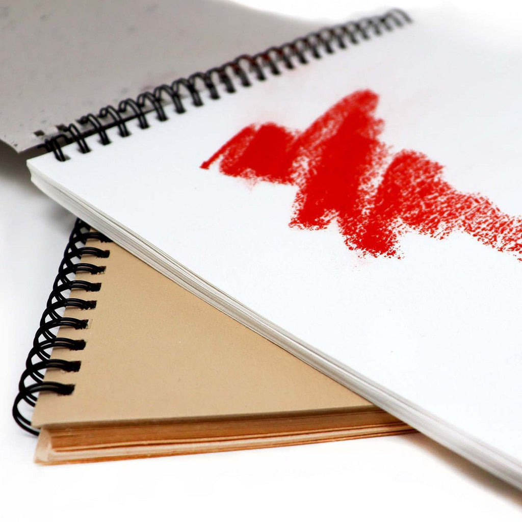 Tree Free Spiral Bound Paper Pad // 100% Cotton Rag, 250 gsm, A3 // by Artway - Artish