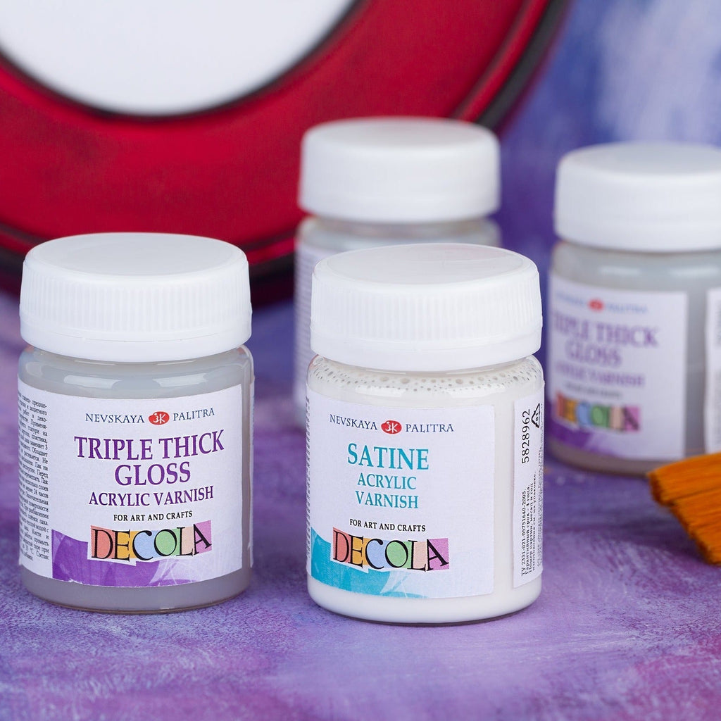 Triple Thick Gloss acrylic varnish // 50 ml // by Decola - Artish