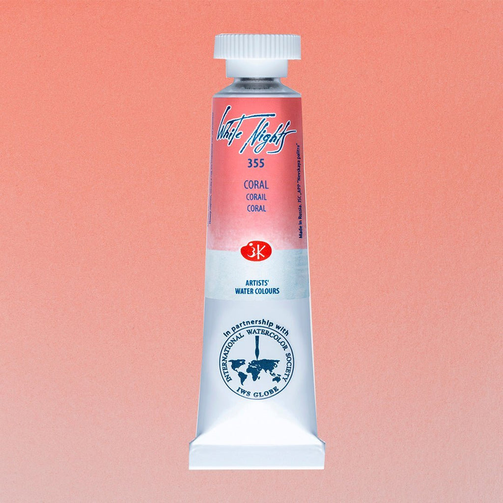 Watercolor paints - PASTEL shades // Color variety in 10ml tubes // by White Nights - Artish