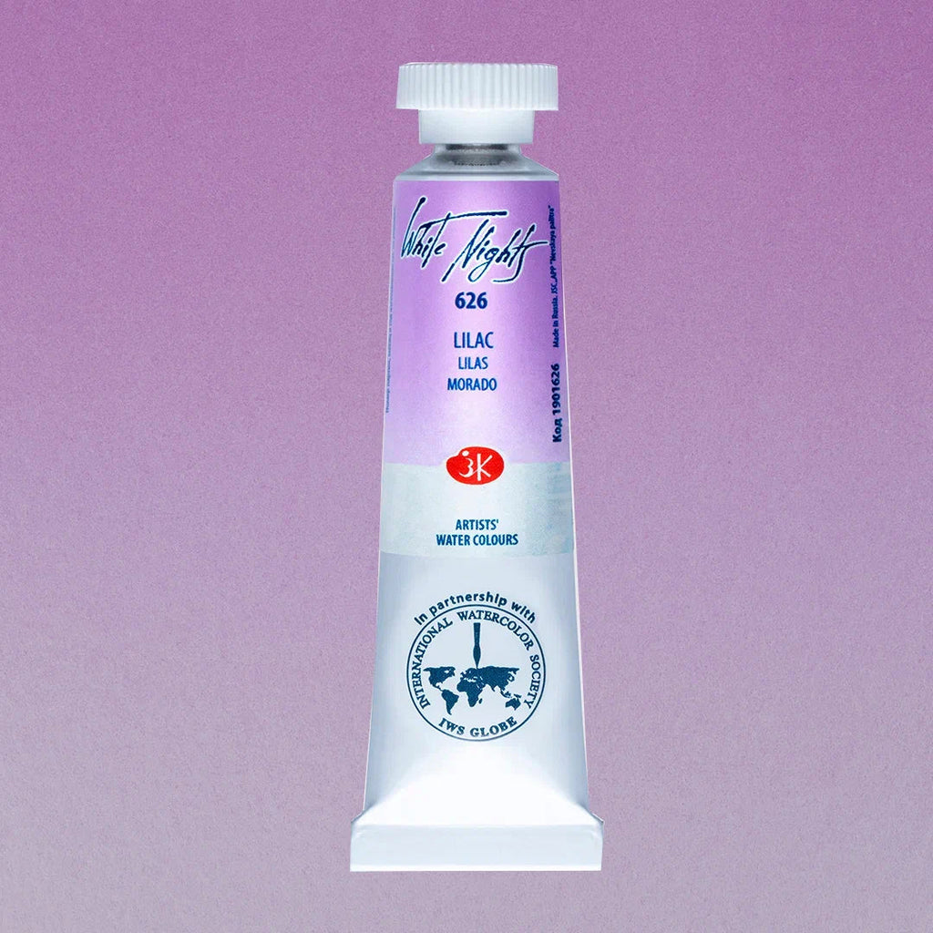 Watercolor paints - PASTEL shades // Color variety in 10ml tubes // by White Nights - Artish