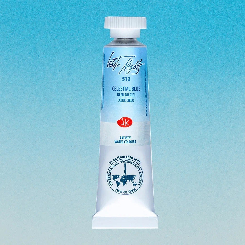 Watercolor paints - PASTEL shades // Color variety in 10ml tubes // by White Nights - Artish