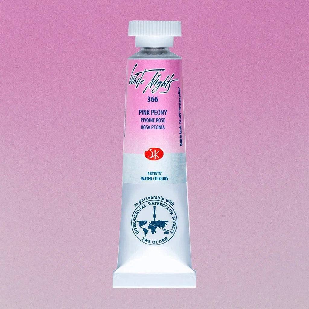 Watercolor paints - PASTEL shades // Color variety in 10ml tubes // by White Nights - Artish