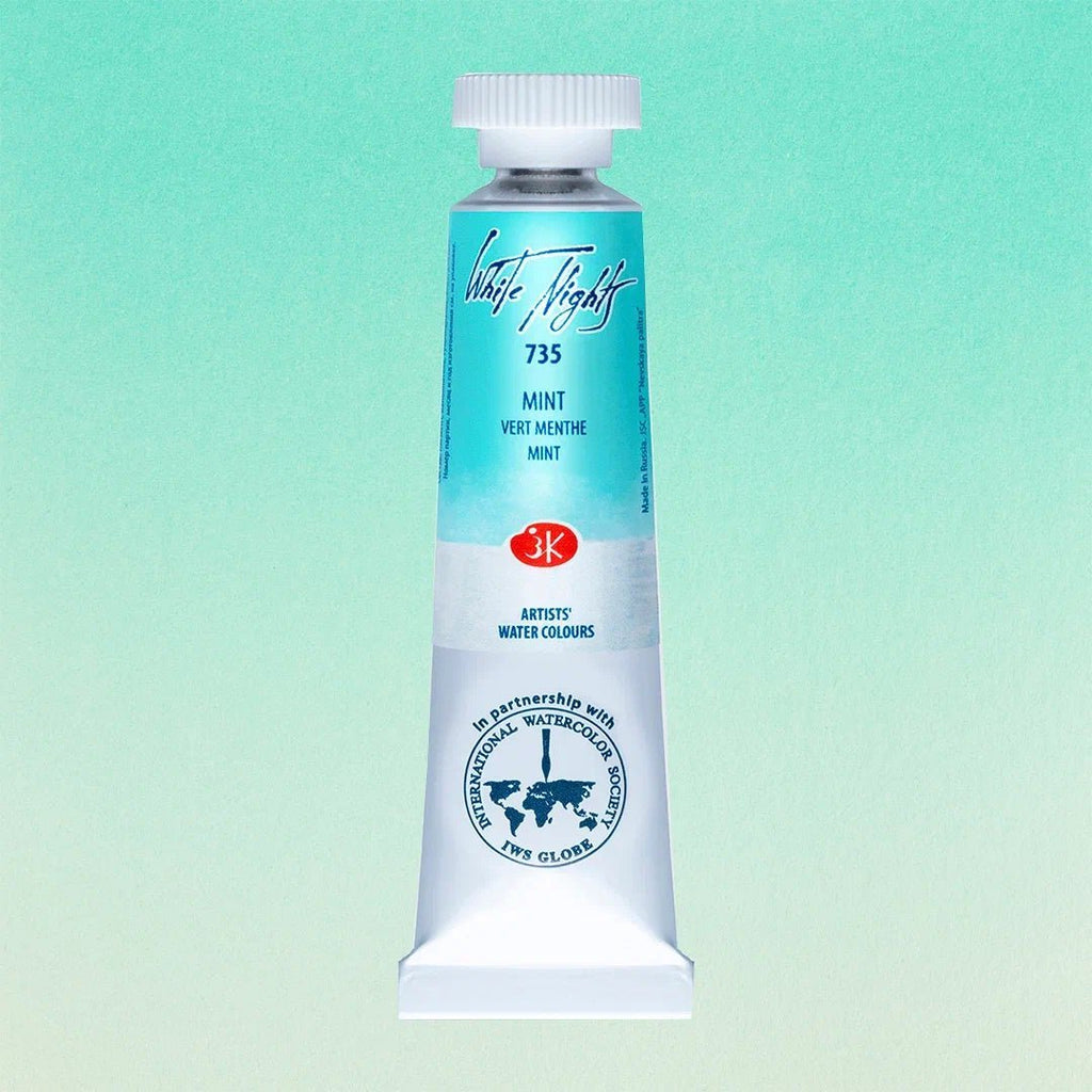 Watercolor paints - PASTEL shades // Color variety in 10ml tubes // by White Nights - Artish