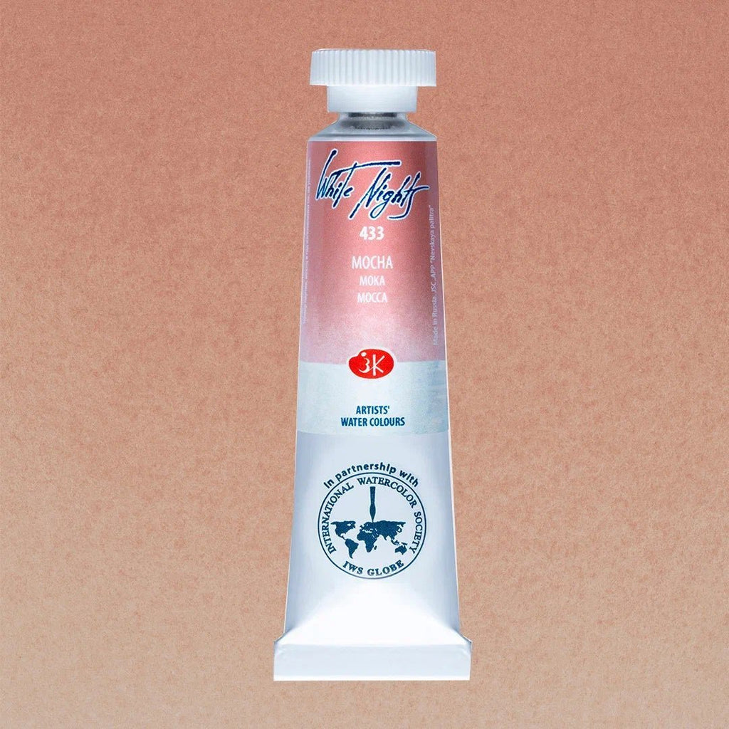 Watercolor paints - PASTEL shades // Color variety in 10ml tubes // by White Nights - Artish