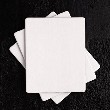 Watercolour paper magnet set of 3 // 100% Cotton, 300 gsm, 9x7 cm // by Malevich - Artish