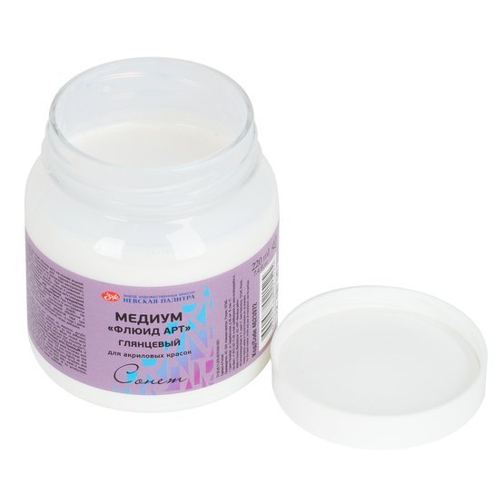 Acrylic Gloss Medium for Fluid-Art // 220 ml in jar // by Sonnet - Artish