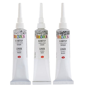 Acrylic liner set "Classic" // 3 shades x 18 ml // by Decola - Artish