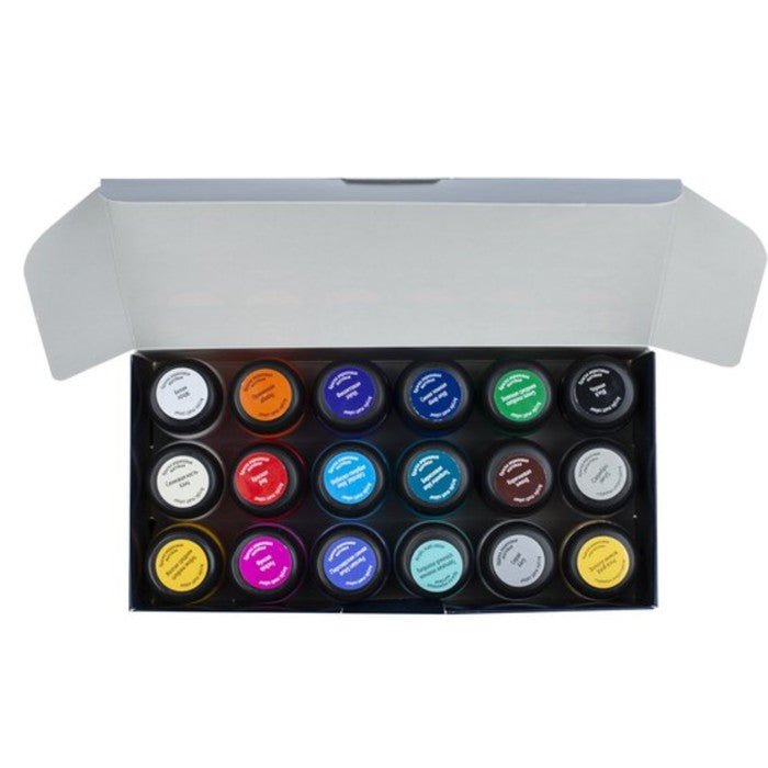 Acrylic paint set with matt finish // 18 colours x 20 ml // by Decola - Artish