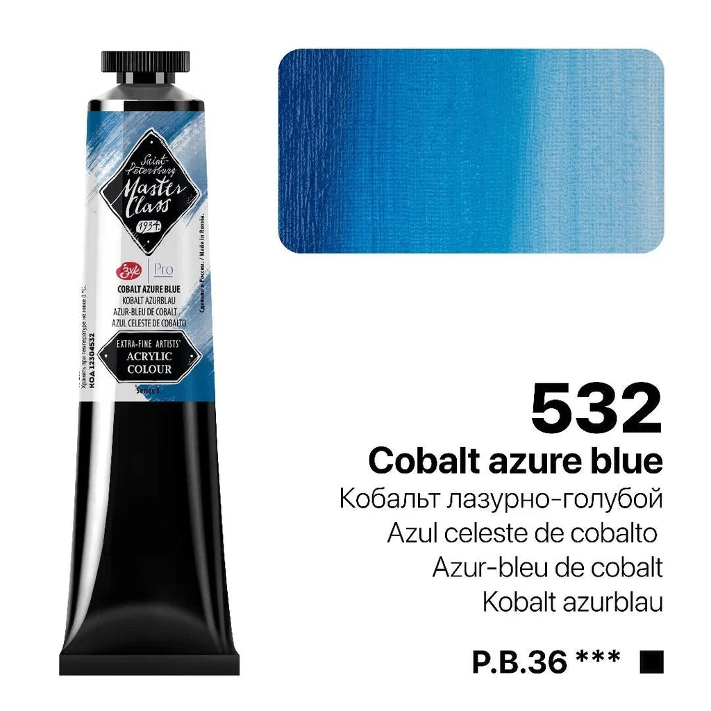 Acrylic paints // Color variety in 46 ml tubes // by Master-Class - Artish