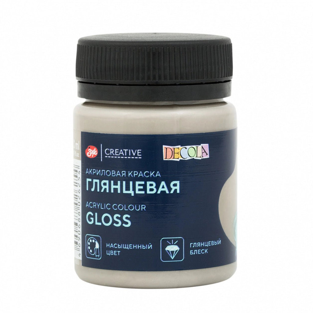 Acrylic paints with gloss finish // Colour variety in 20 ml jars // by Decola - Artish