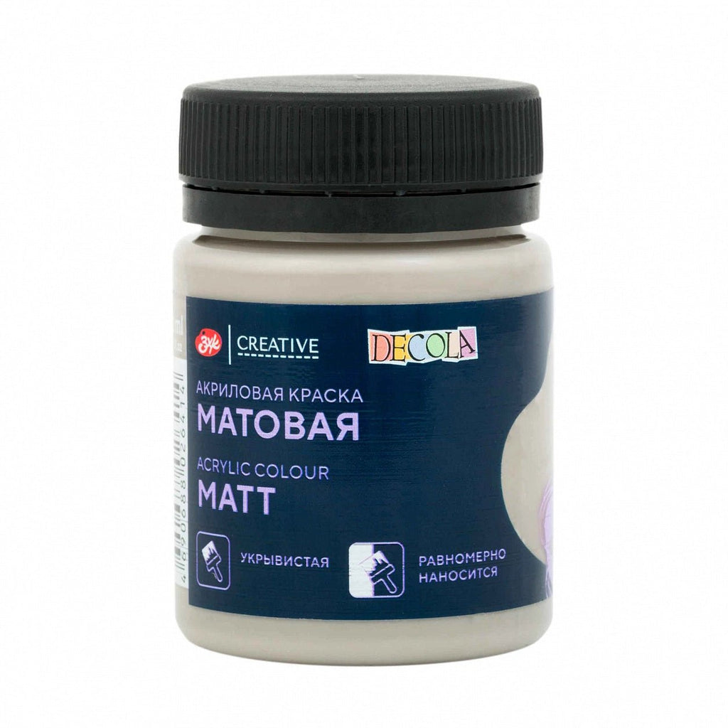 Acrylic paints with matt finish // Color variety in 20 ml jars // by Decola - Artish