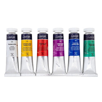 Artists' oil paint set // 6 colours in 18 ml tubes // by Ladoga - Artish