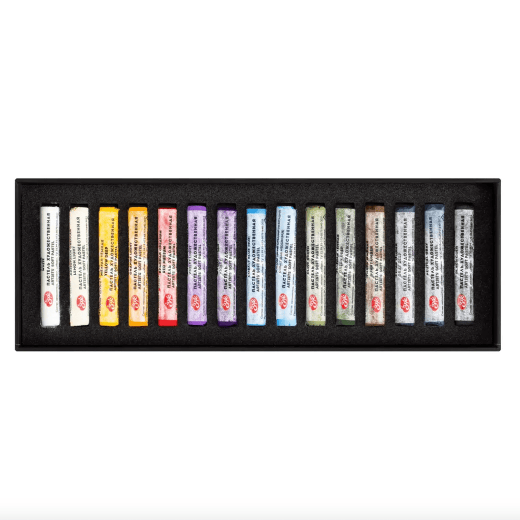 Artists' soft pastel set // 15 colours // by Master-Class - Artish