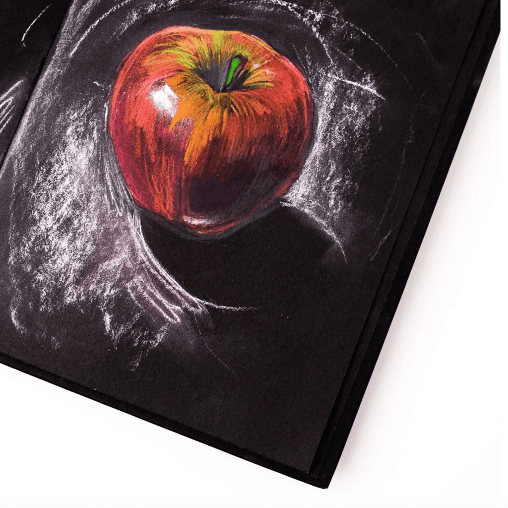 Black paper for drawing GrafArt // 150 g/m2, 25 sheets // by Malevich - Artish