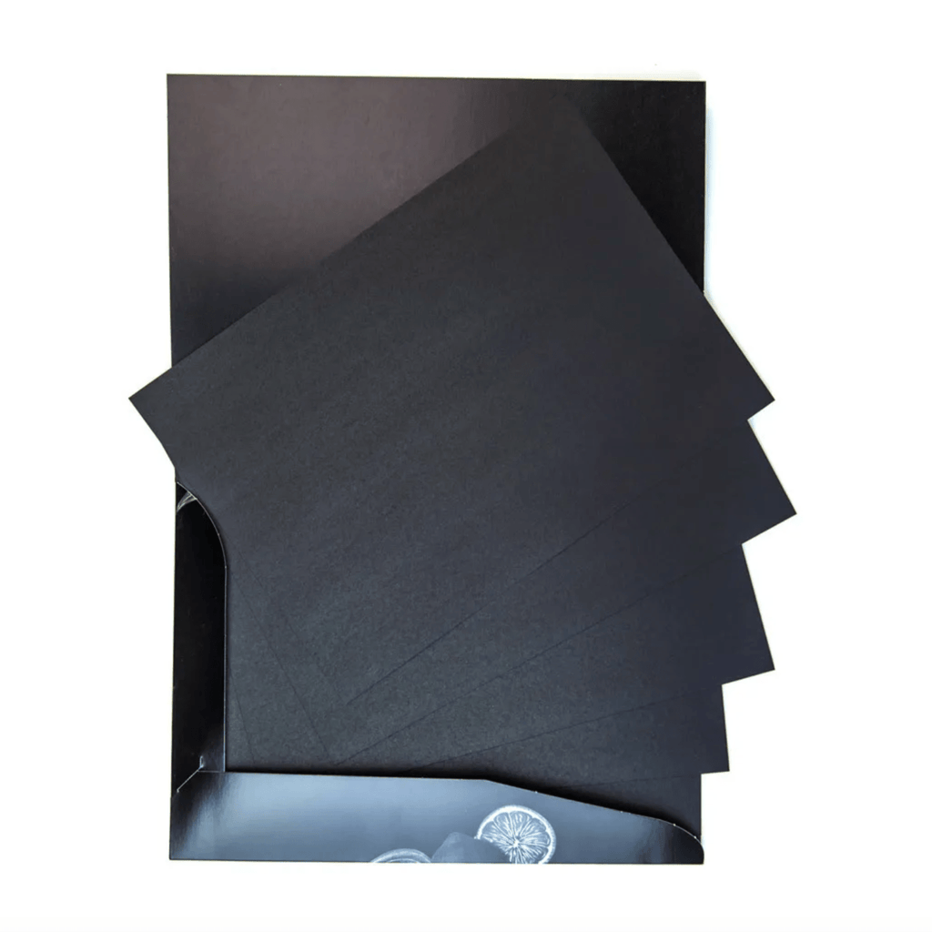 Black paper for drawing GrafArt // 150 g/m2, 25 sheets // by Malevich - Artish