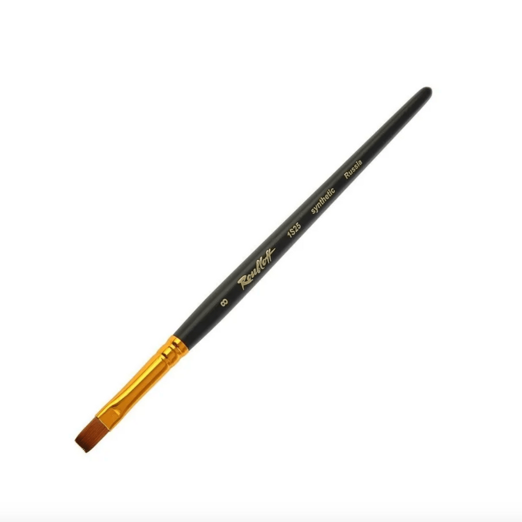 Brush // Synthetic kolinsky imitation, flat // by Roubloff - Artish