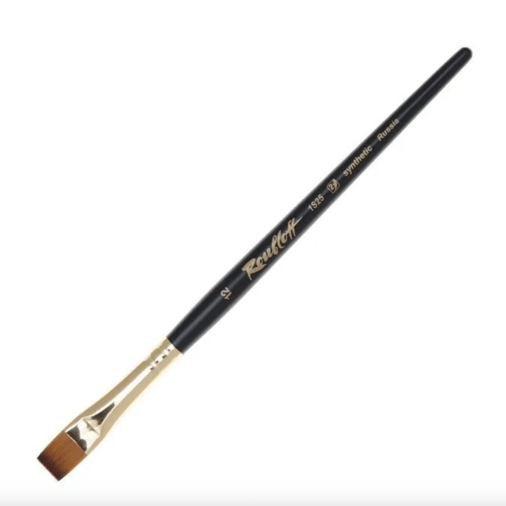 Brush // Synthetic kolinsky imitation, flat // by Roubloff - Artish