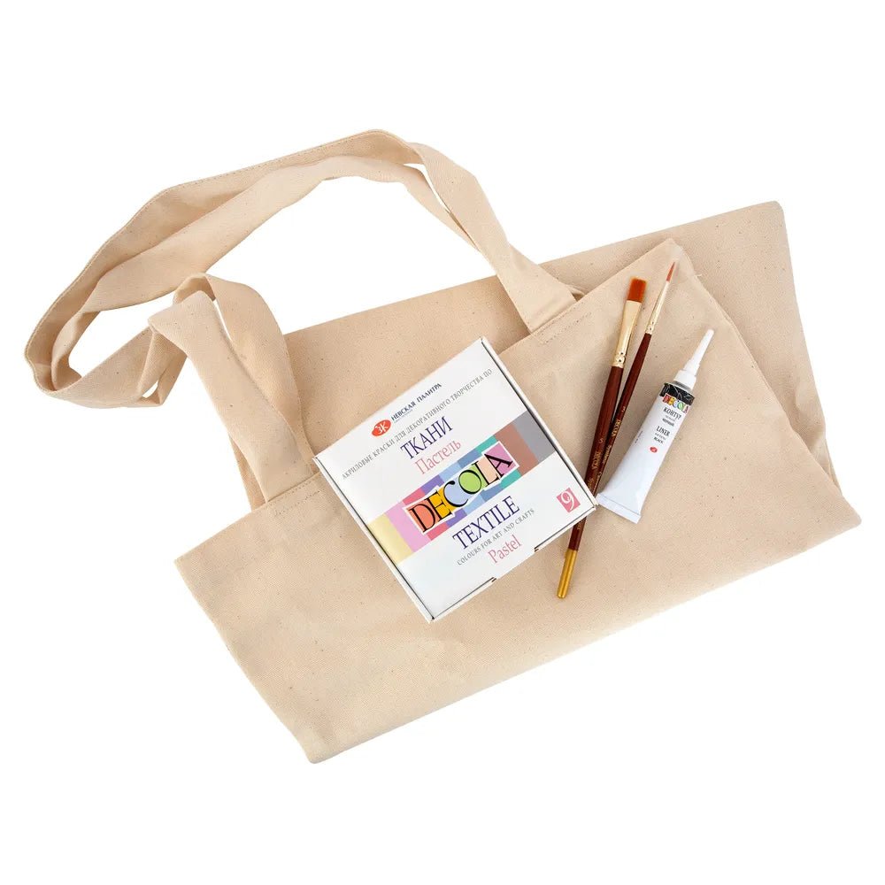 Copy of Set for painting on fabrics "Customize your Shopper bag" // by Decola - Artish