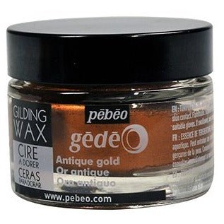 Gedeo Gilding Wax // Antique Gold, 30 ml // by Pebeo - Artish