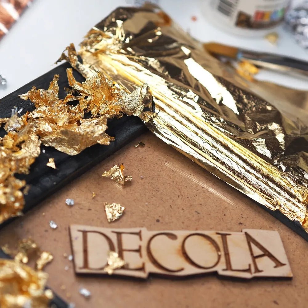 Metal Flakes for gilding // 3g, gold/silver/copper // by Decola - Artish