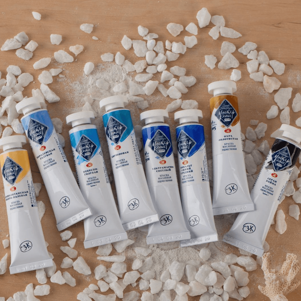 Oil paint set Seascape // 8 colours x 18 ml tubes // by Master-Class - Artish