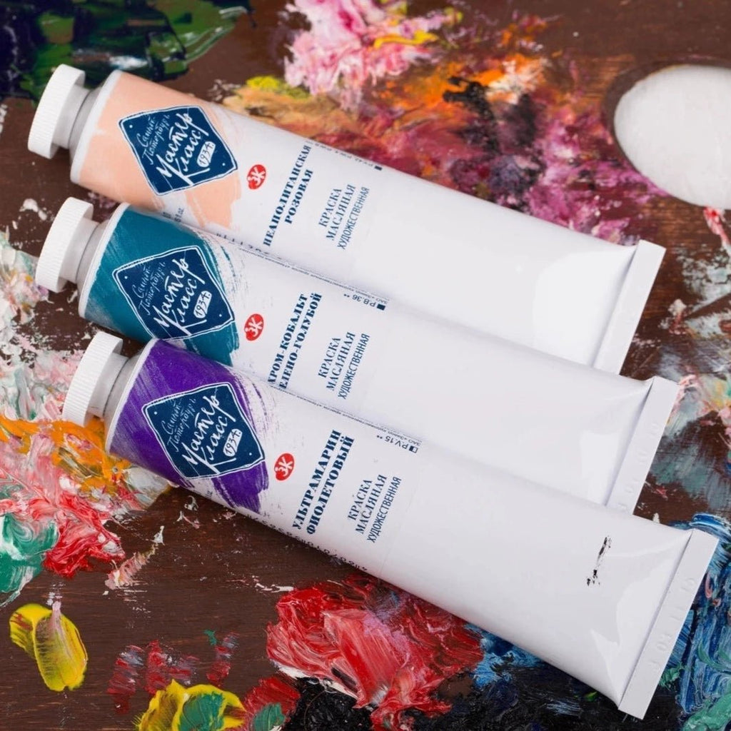 Oil paints // Color variety in 46 ml tubes // by Master-Class - Artish