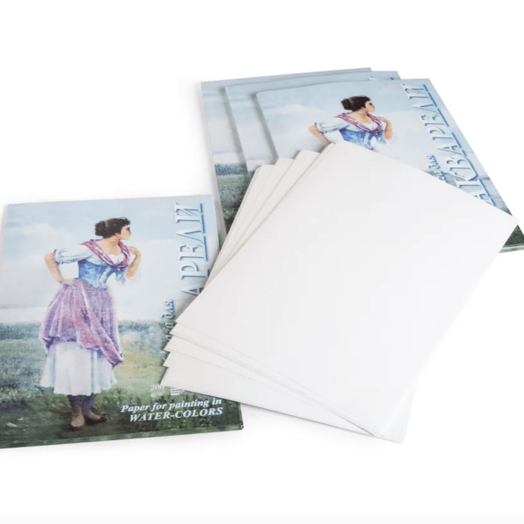 Paper for watercolour «Seagirl» // 200 g/m2, 20 sheets - Artish