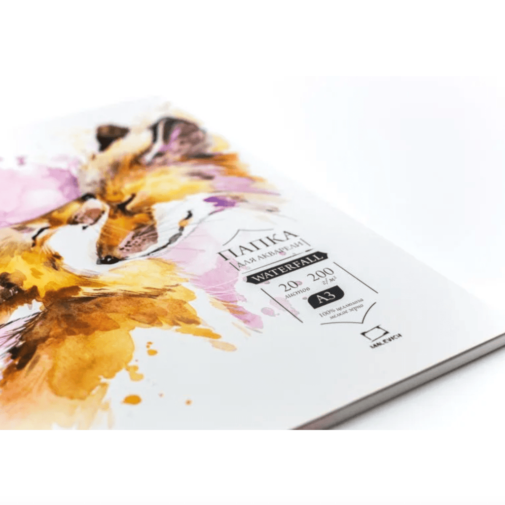 Paper for watercolour “Waterfall" // Cellulose, 200 g/m2, A3 // by Malevich - Artish