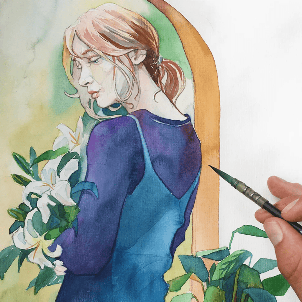 Paper for watercolour “Waterfall" // Cellulose, 200 g/m2, A3 // by Malevich - Artish