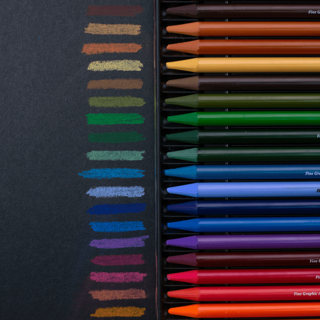 Pastel monolith pencil set GrafArt // 24 colours // by Malevich - Artish