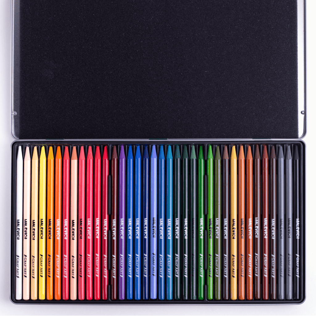 Pastel monolith pencil set GrafArt // 36 colours // by Malevich - Artish