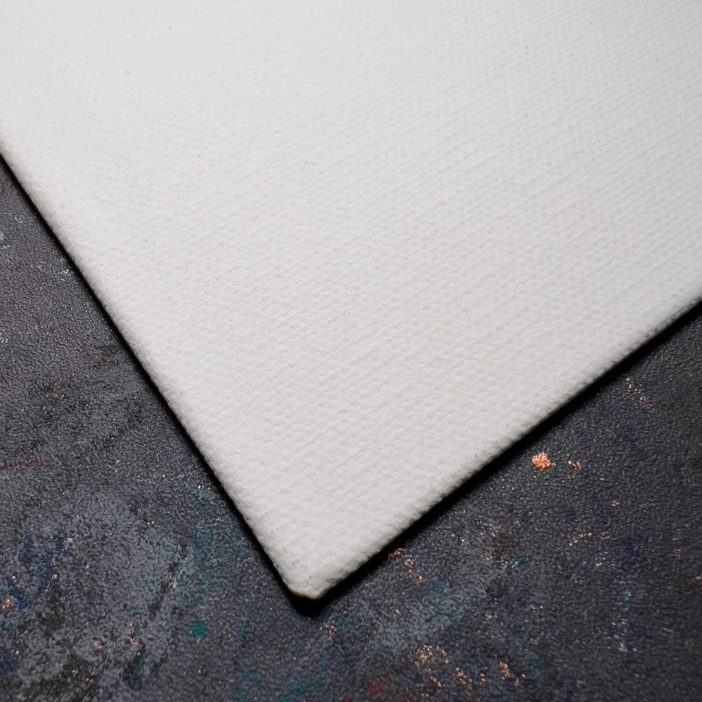 Primed stretched canvas set of 5 // 10x10 cm // 380 g/m2, 100% Cotton // by Master-Class - Artish