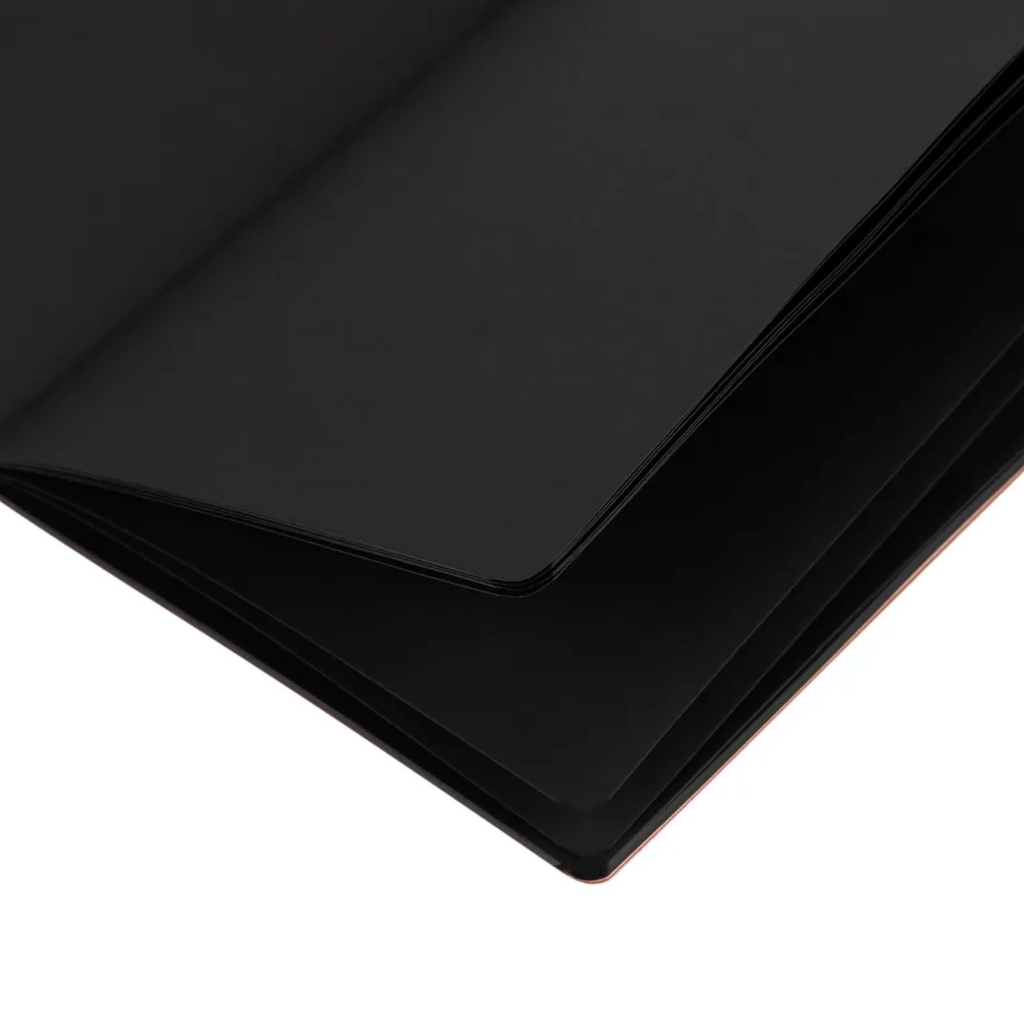 Sketchbook for graphics // Black paper, 120 g/m2, А5, 24 sheets // by Sonnet - Artish