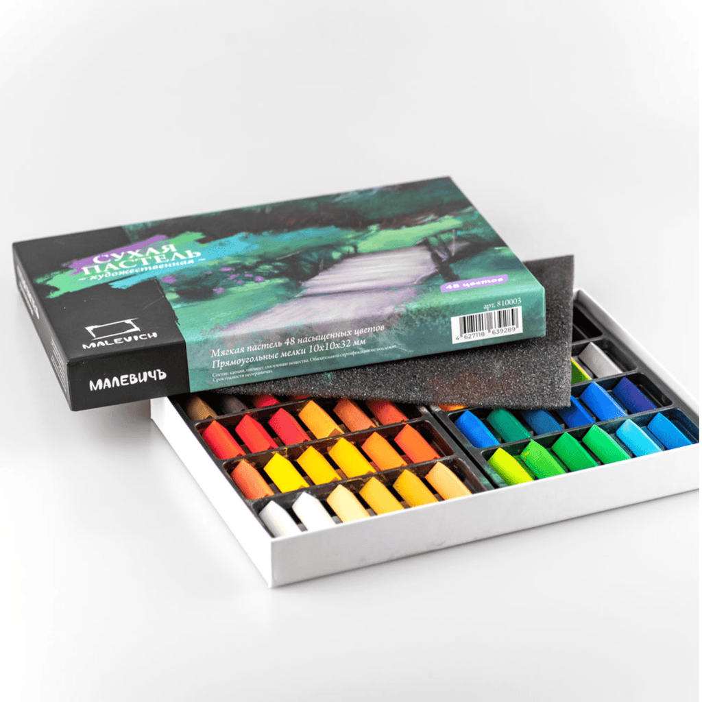 Soft pastel set // 48 colours // by Malevich - Artish