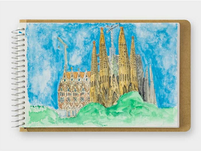 Spiral Ring Notebook // A6, Watercolor paper, 20 sheets // by Traveler's COMPANY - Artish