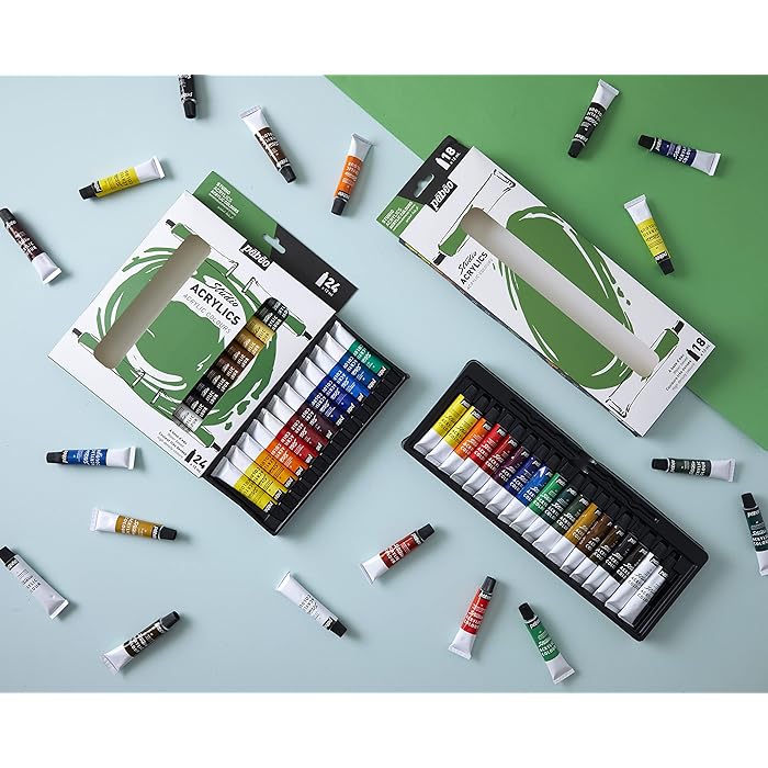 Studio Acrylic set // 18 tubes x 12 ml // by Pebeo - Artish