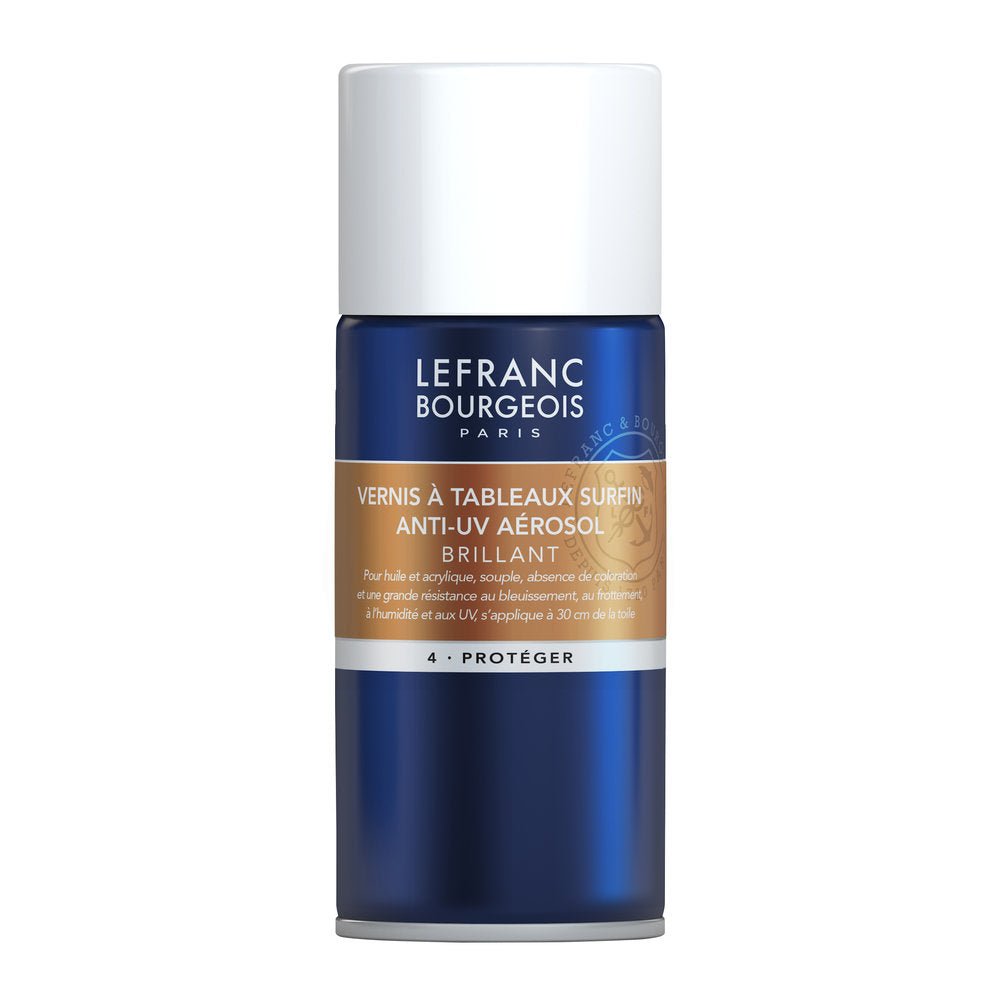 Superfine Anti-UV Picture Varnish Spray // Gloss, 150 ml // by Lefranc Bourgeois - Artish