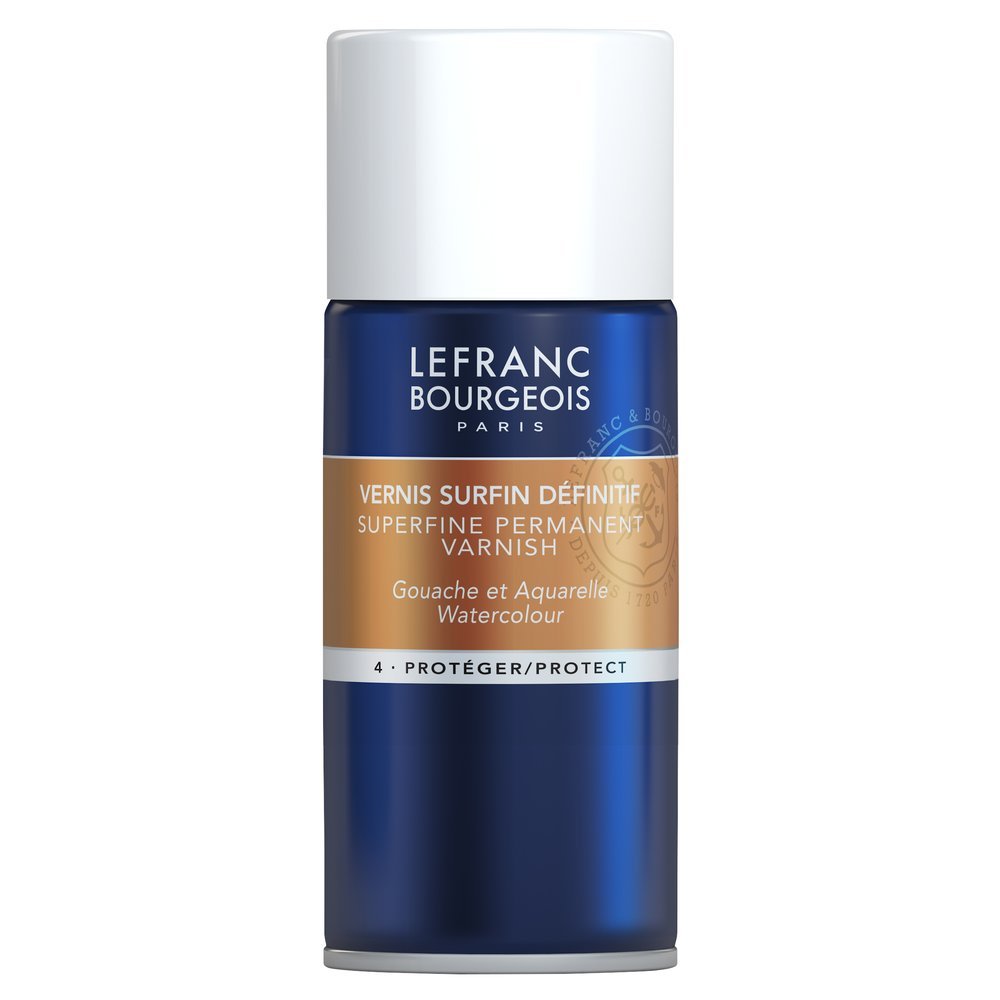 Superfine Permanent Varnish Spray // Gloss, 150 ml // by Lefranc Bourgeois - Artish