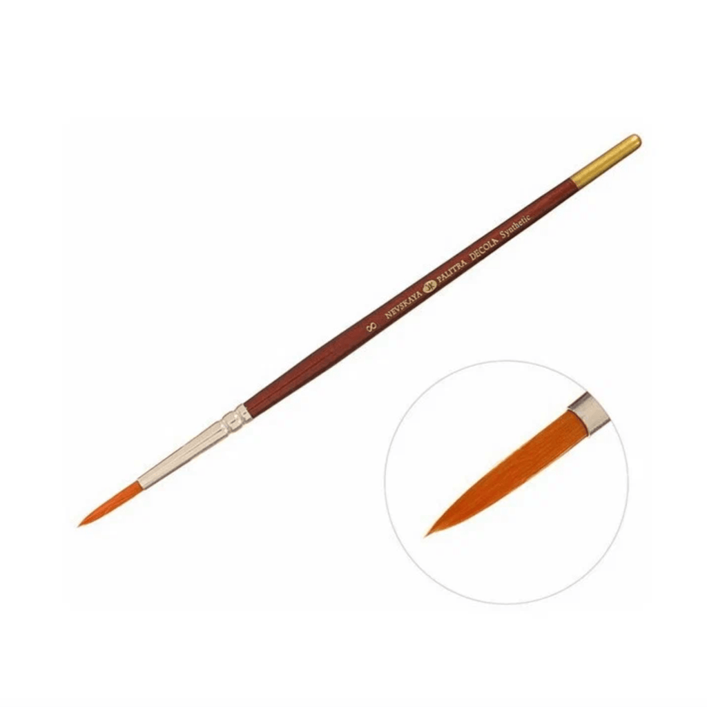Synthetic round brushes by Decola - Artish