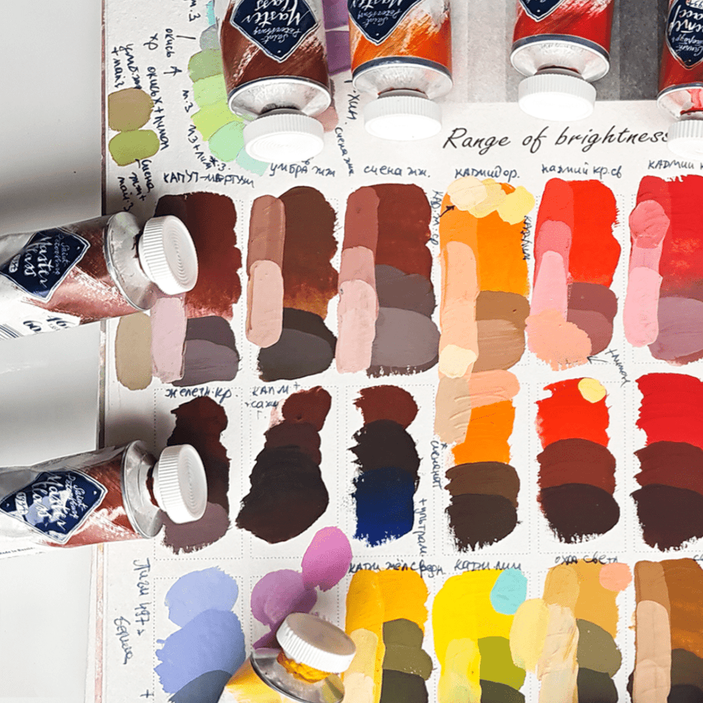 Tempera set // 12 colours x 18 ml tubes // by Master-Class - Artish