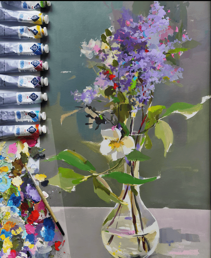 Tempera set // 12 colours x 18 ml tubes // by Master-Class - Artish