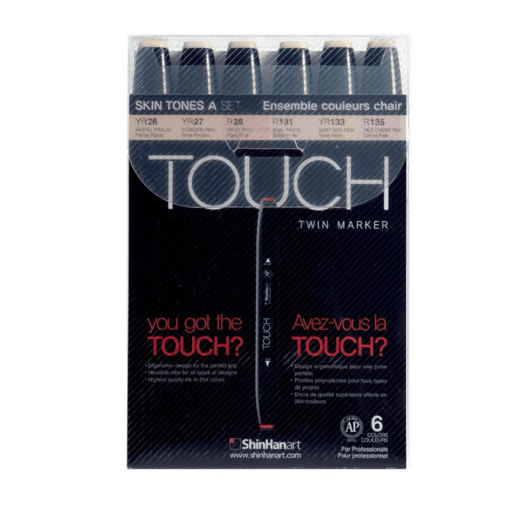 Touch Twin, set of 6 // Skin Tones-A colors // by Touch ShinHan - Artish