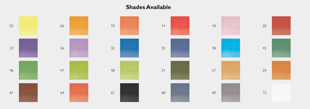 Watercolour pencil set in tin box // 24 pcs // by Derwent - Artish