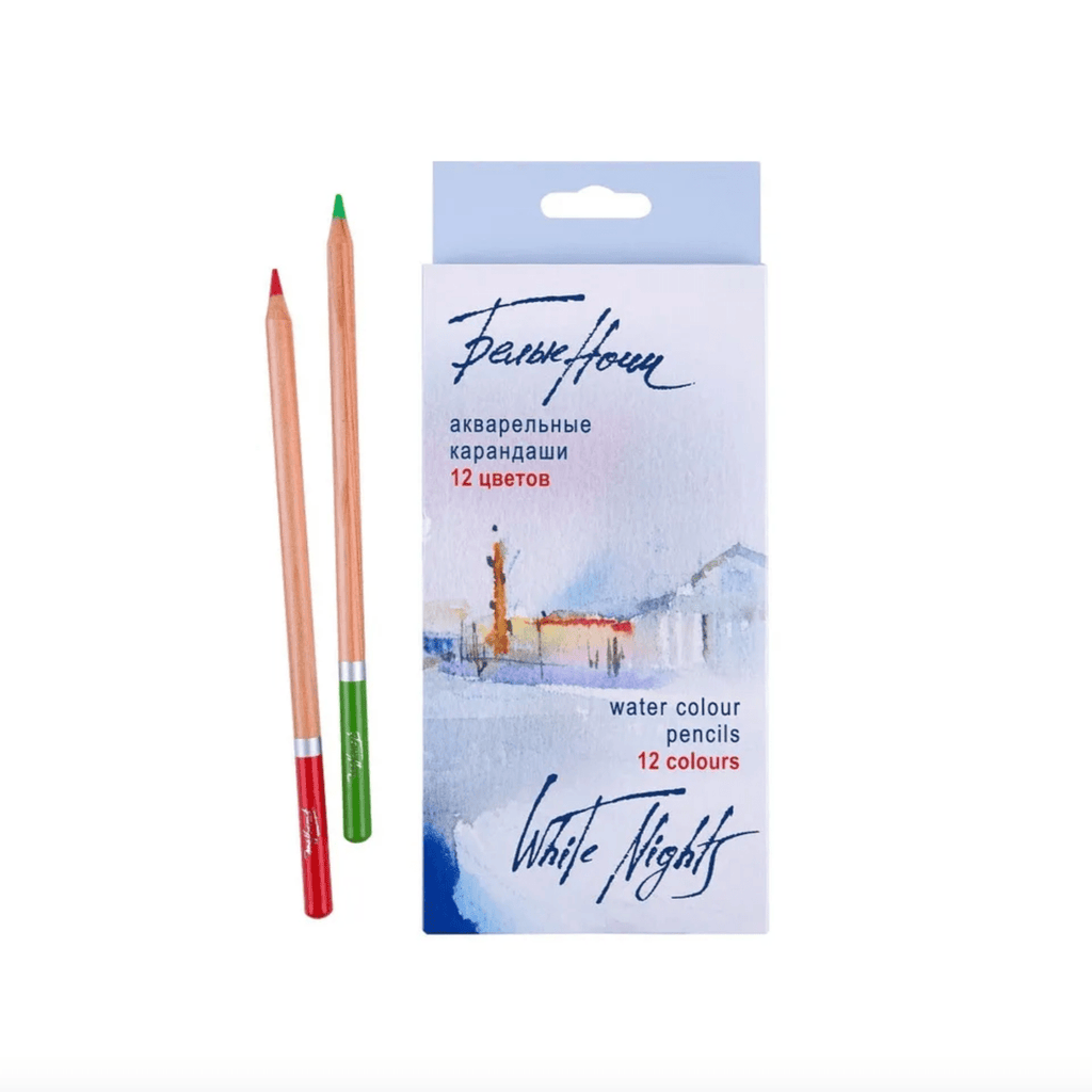 Watercolour pencils // 12 colours // by White Nights - Artish