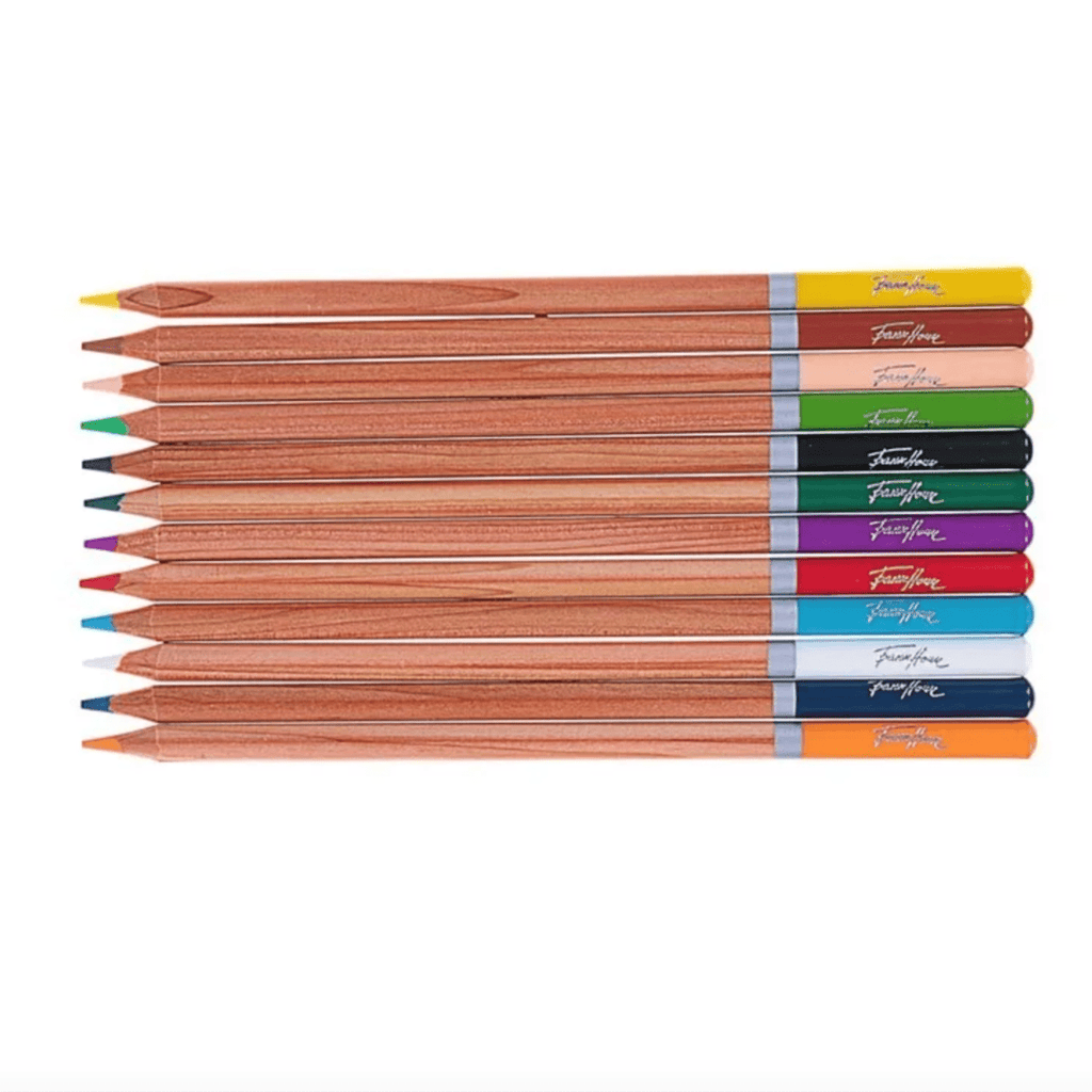 Watercolour pencils // 12 colours // by White Nights - Artish