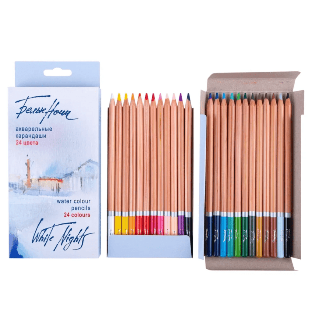 Watercolour pencils // 24 colours // by White Nights - Artish